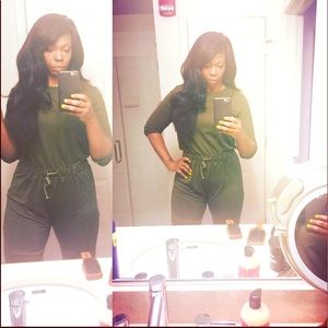 Fashion Nova “on the run” jumpsuit